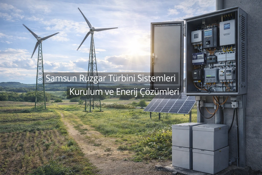 Samsun rüzgar türbini sistemleri kurulum örneği