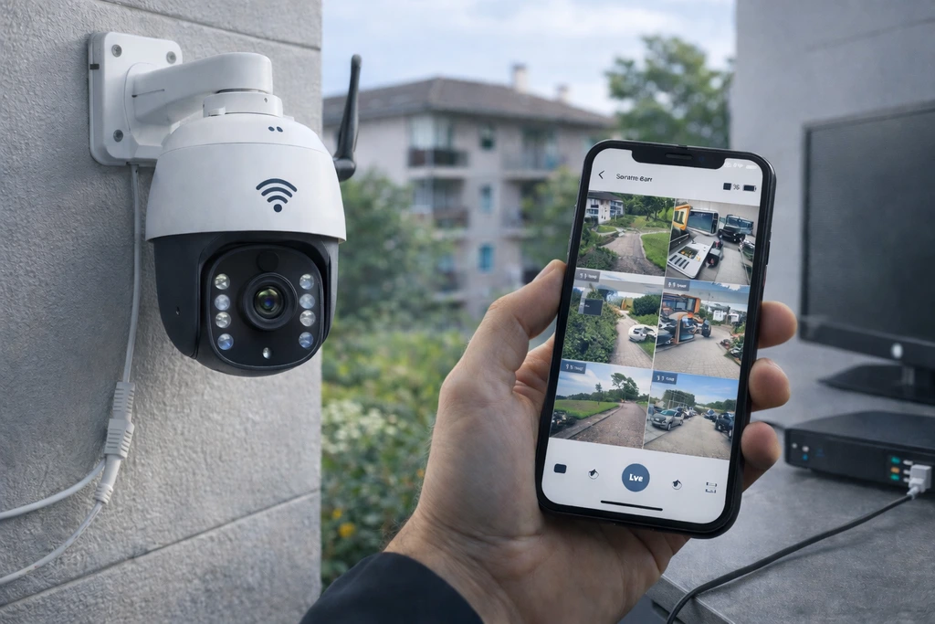 Samsun WiFi IP kamera sistemleri kurulum örneği