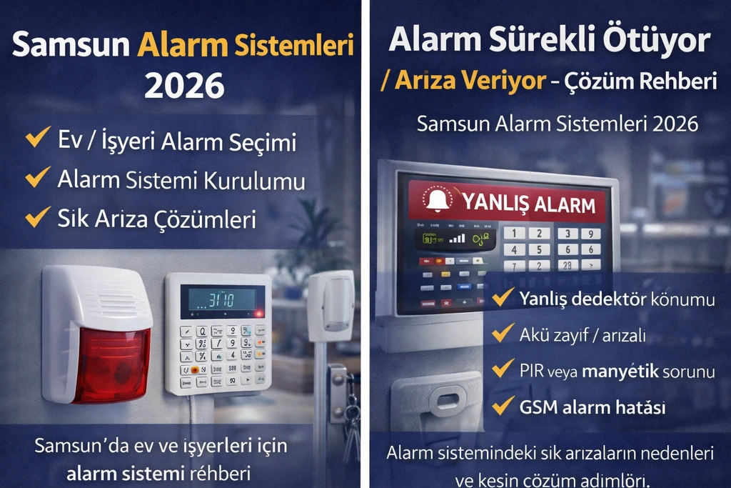 Samsun Alarm Sistemleri 2026 Kurulum