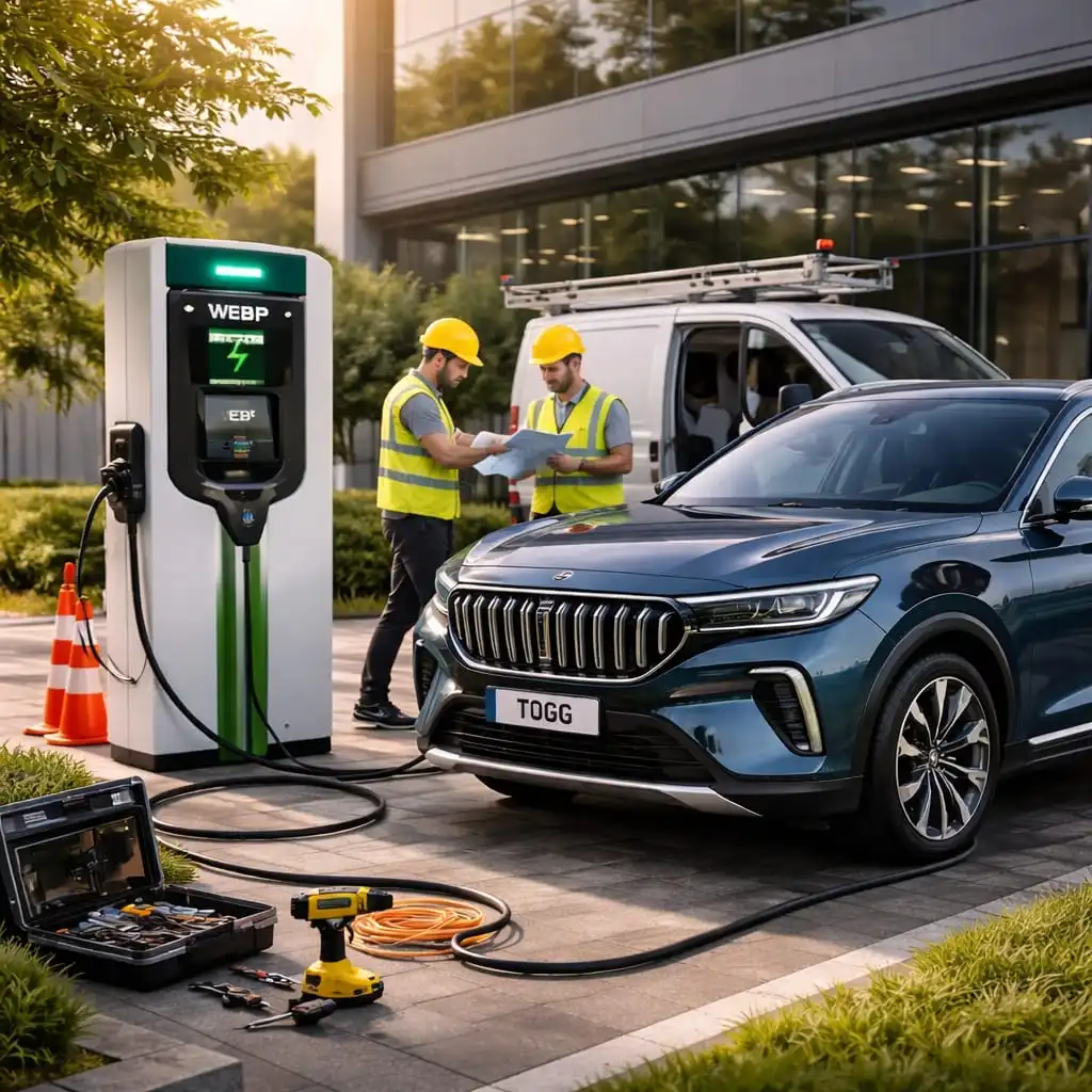 samsun elektrikli arac sarj istasyonu kurulumu togg 2026.webp