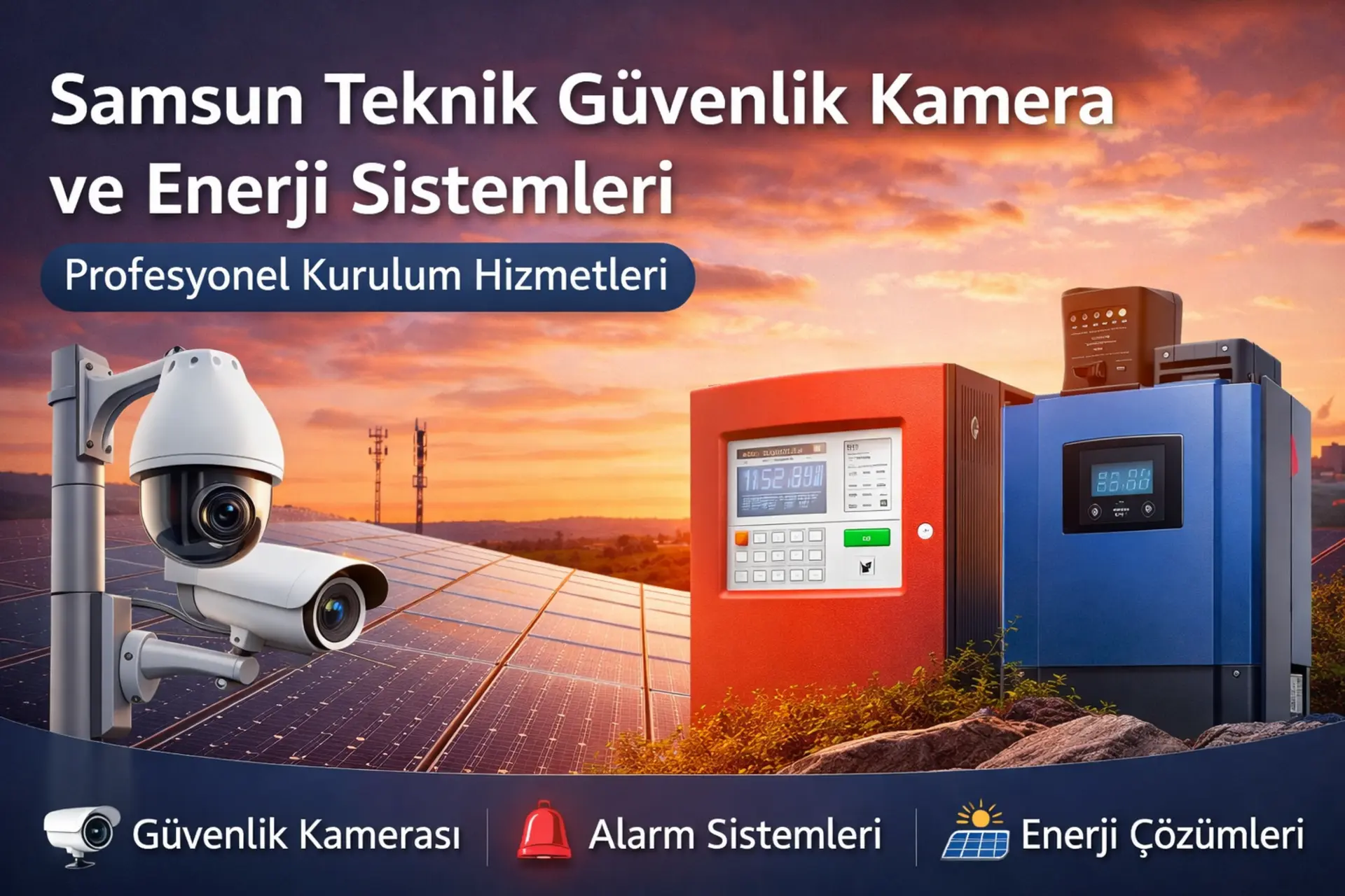 Samsun’da kurulan güvenlik kamera sistemleri ve akıllı güvenlik çözümleri