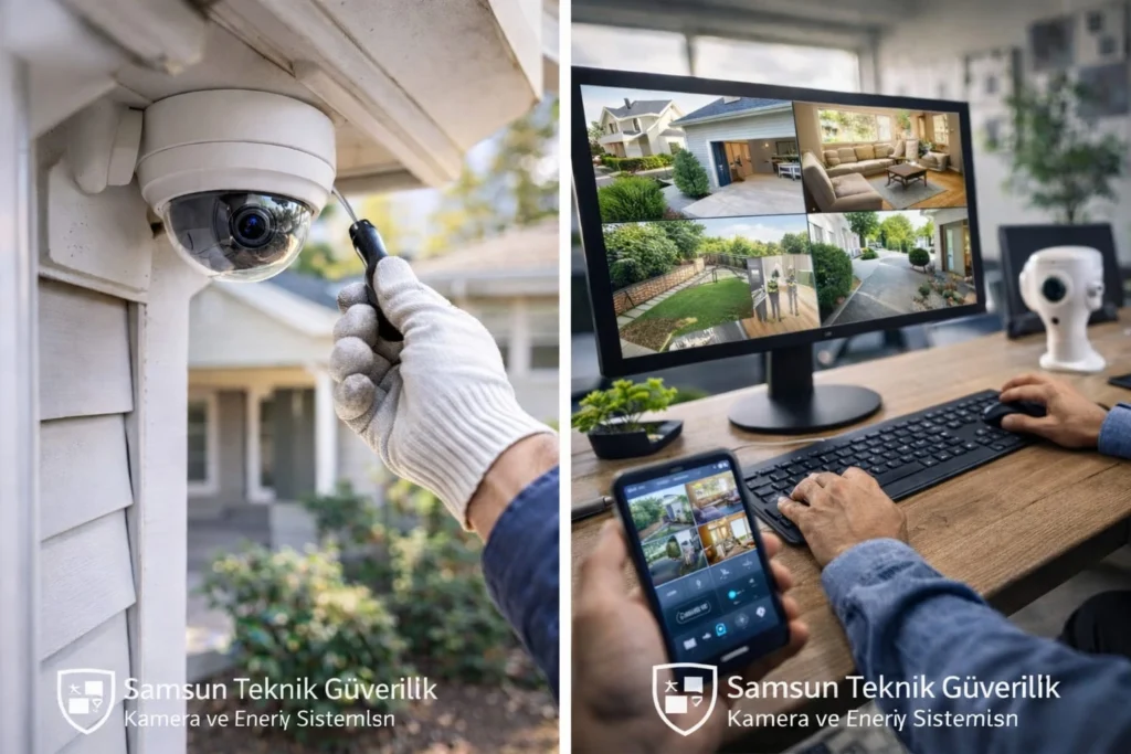 samsun apartman kamera sistemi kurulumu