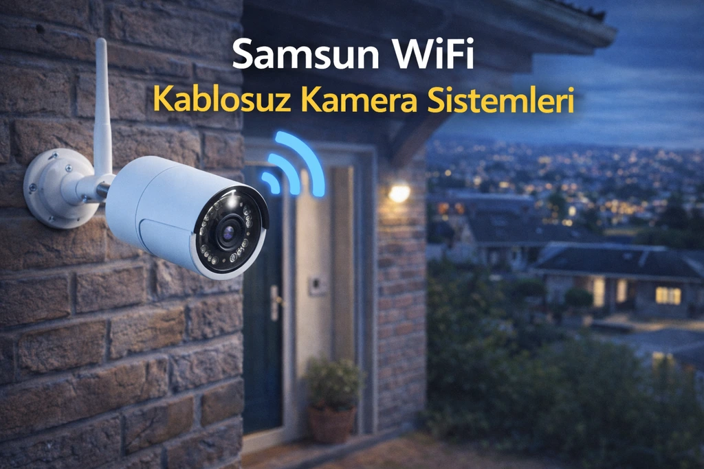Samsun WiFi kablosuz kamera sistemleri ev tipi güvenlik kamerası