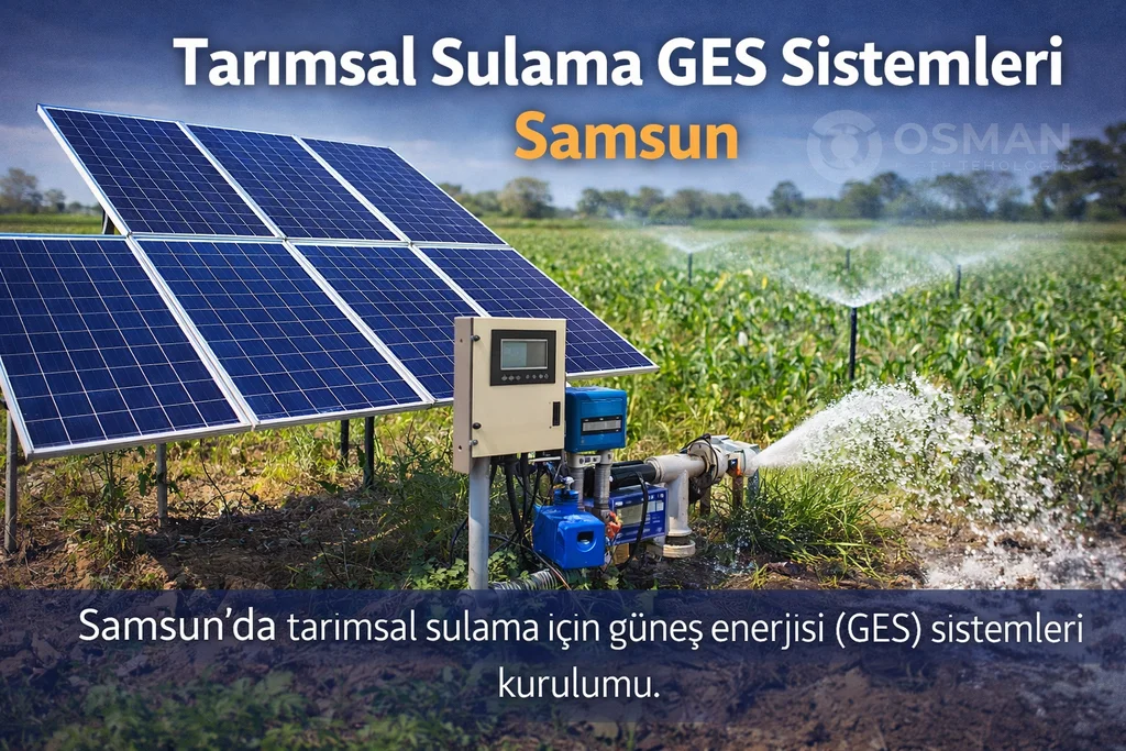 tarımsal sulama ges sistemleri samsun